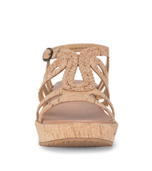 Wilma Wedge Sandal Natural Cork - Women