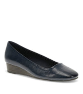 Covette Wedge Slip On Dark Navy - Women