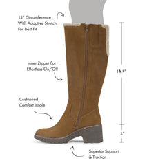 Dalary Tall Boot Nutshell - Women