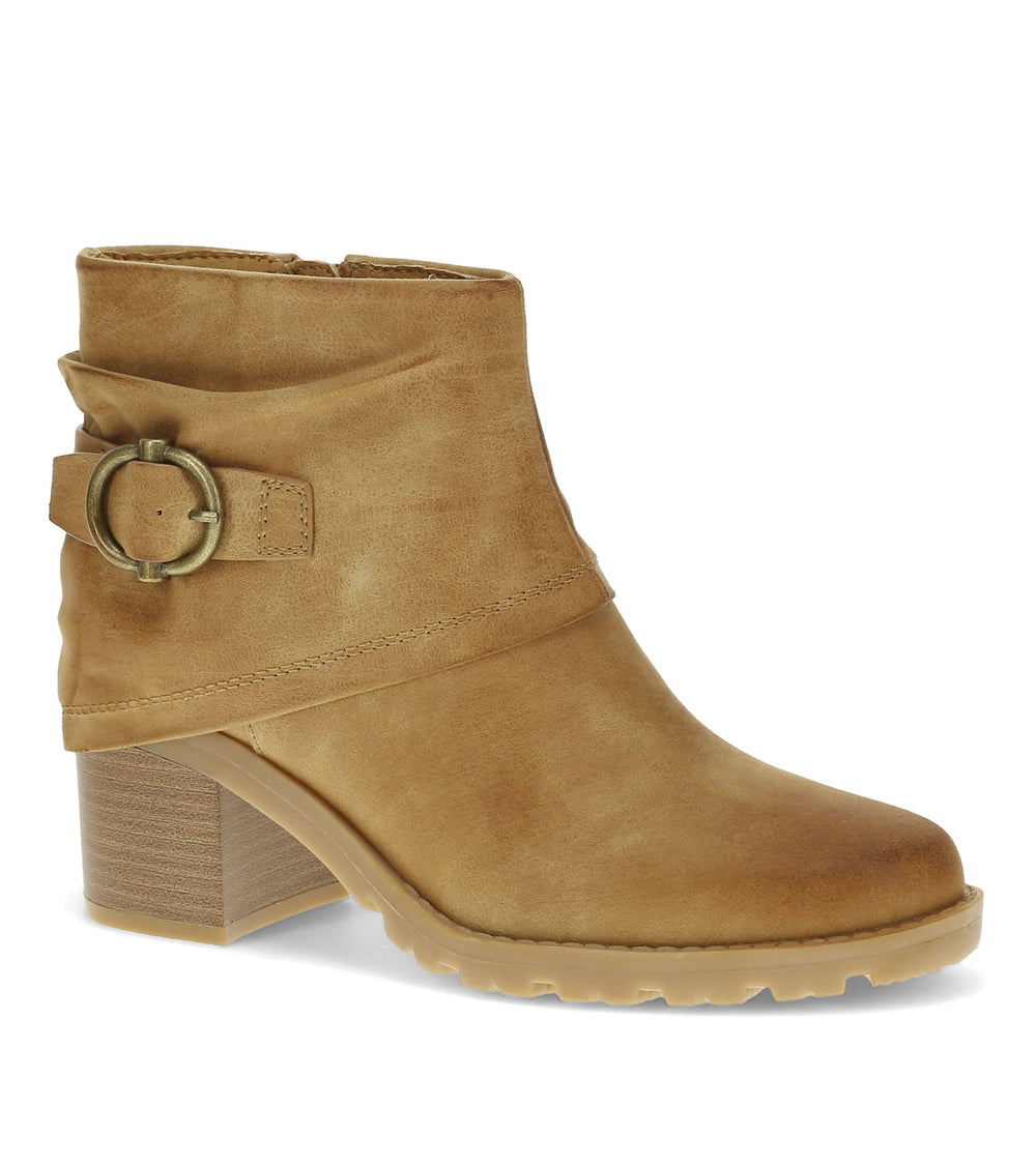 Deborah Block Heel Bootie Sand - Women