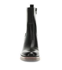 Giana Heeled Midi Boot Black - Women
