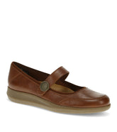 Joesie Mary Jane Flat Mahogany - Women