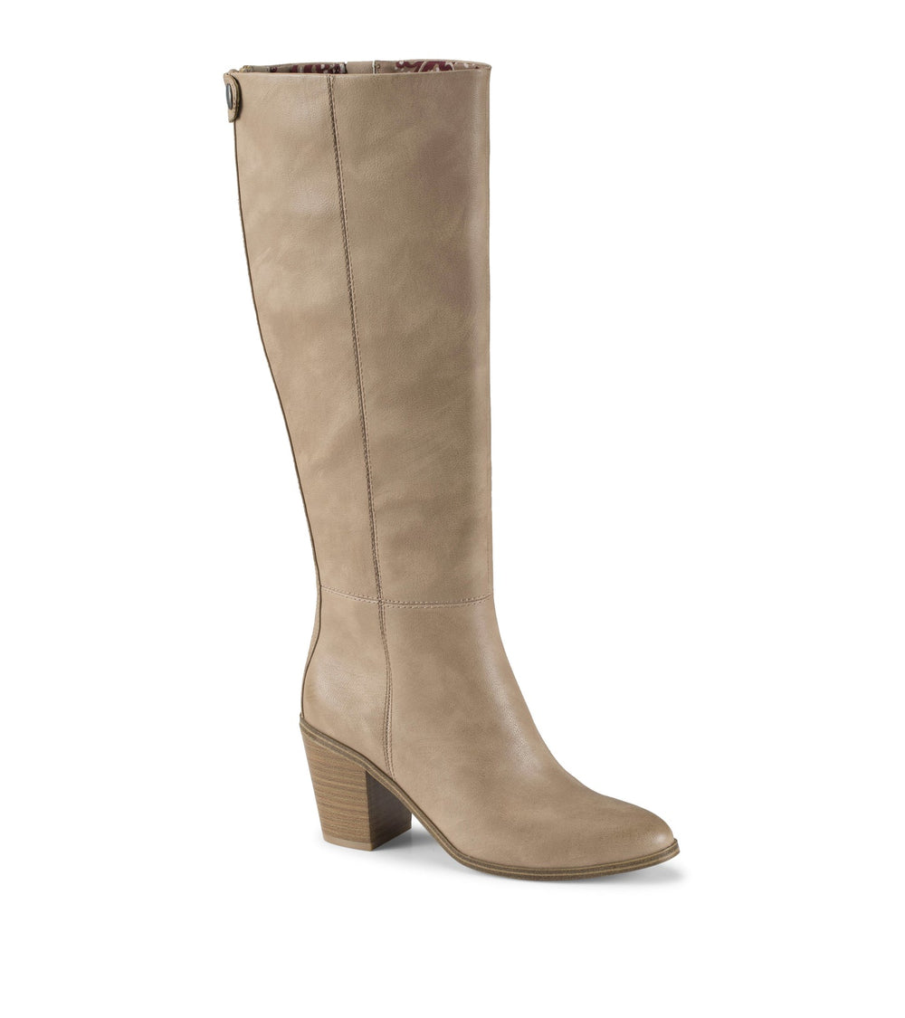 Kiara Tall Boot Light Mushroom - Women