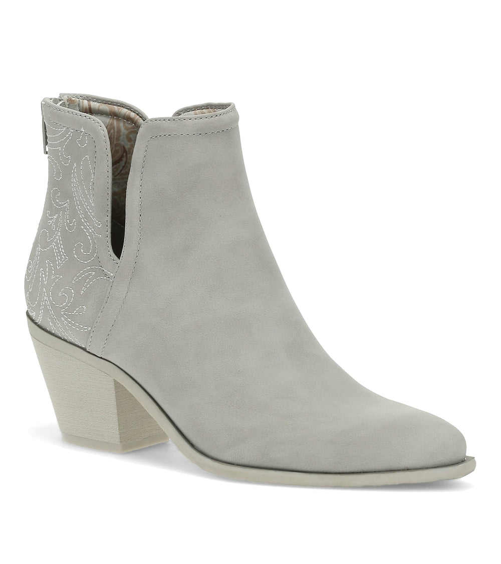 Yara Block Heel Bootie Dark Haze - Women