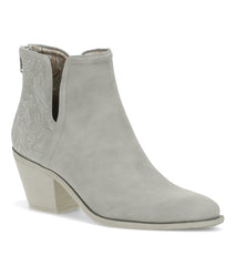 Yara Block Heel Bootie Dark Haze - Women