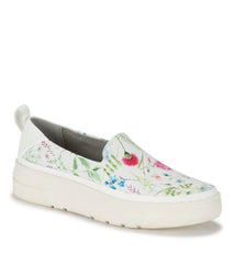 Nevin Slip On Sneaker White Multi Flower Canvas - Women