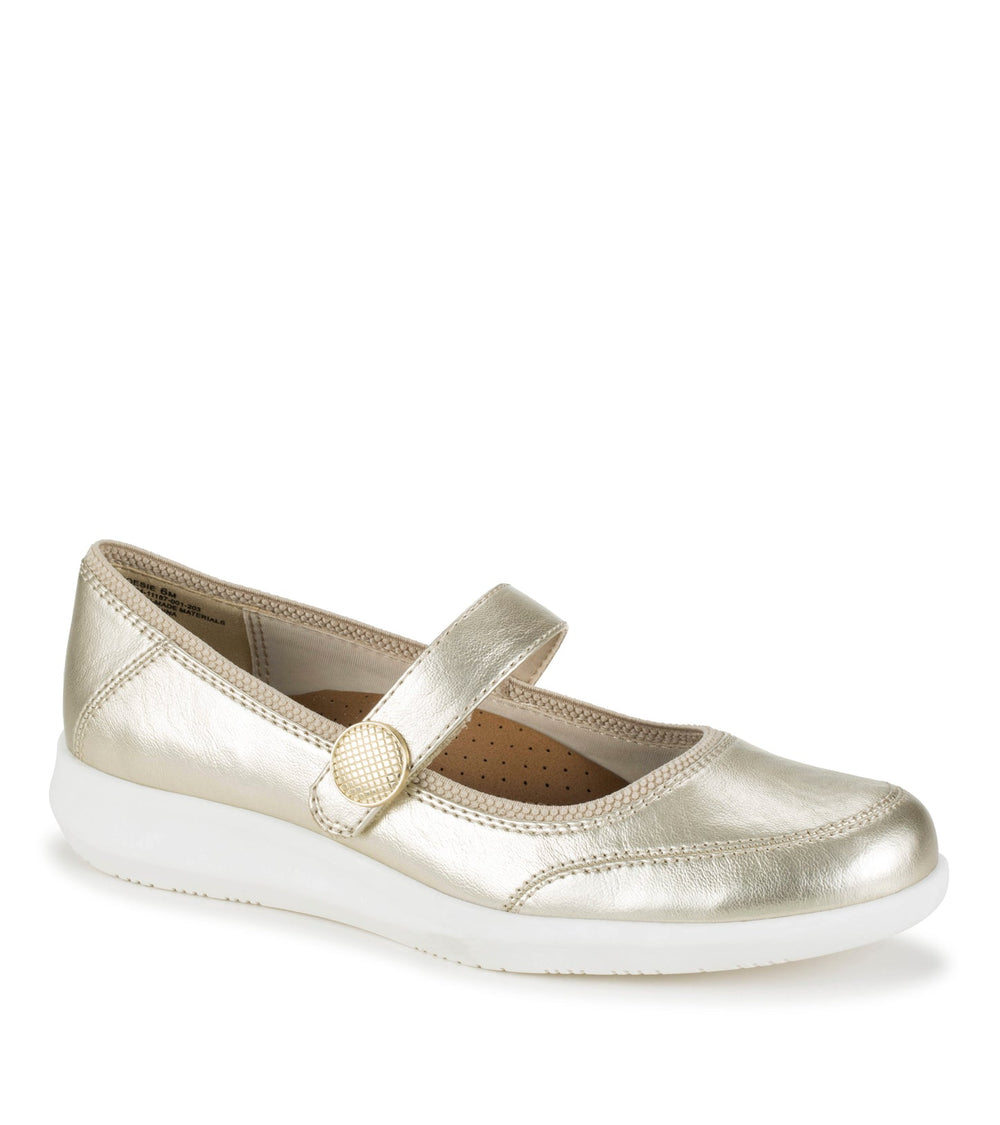 Joesie Mary Jane Flat Champagne - Women