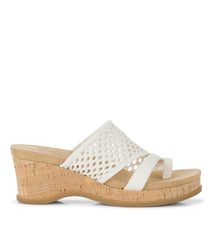 Cherish Wedge Sandal Cream - Women
