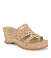 Cherish Wedge Sandal Natural - Women