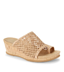 Faye Wedge Sandal Natural - Women