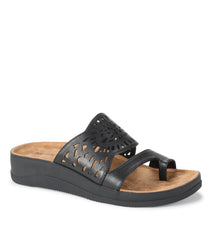 Flora Slide Sandal Black - Women