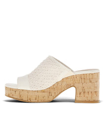 Maia Block Heel Sandal Natural - Women