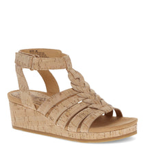 Nickie Wedge Sandal Natural - Women