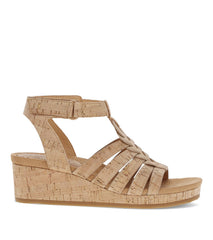 Nickie Wedge Sandal Natural - Women