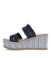 Skylar Wedge Sandal Dark Navy - Women
