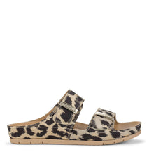 Wisteria Slide Sandal Natural Multi Leopard - Women