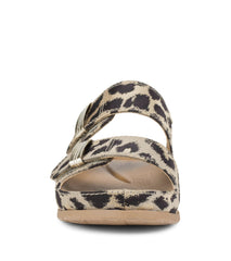 Wisteria Slide Sandal Natural Multi Leopard - Women