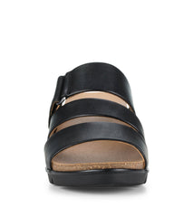 Michi Wedge Sandal Black - Women