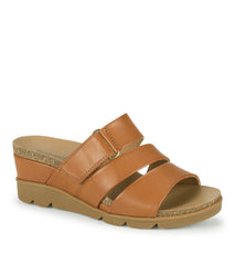 Michi Wedge Sandal Dark Caramel - Women