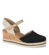 Alycia Closed Toe Wedge Sandal Black - Women