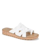 Gabbie Slide Sandal White - Women