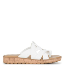 Gabbie Slide Sandal White - Women