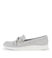 Venia Boat Shoe Light Steel - Women