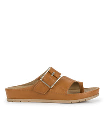 Welda Slide Sandal Dark Caramel - Women