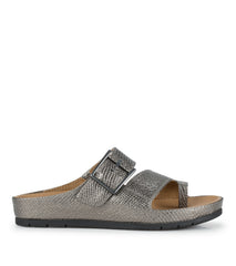Welda Slide Sandal Pewter - Women
