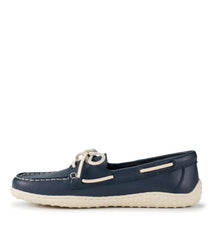 Beverlie Boat Shoe Navy Leather - Women
