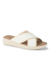 Dolinda Slide Sandal Off White Leather - Women