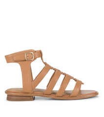Nathalia Gladiator Sandal Tan Leather - Women