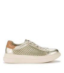 Tiara Sneaker Champagne Leather - Women