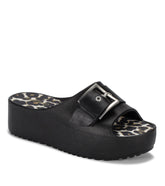 Pacey Platform Sandal Black/White - Women