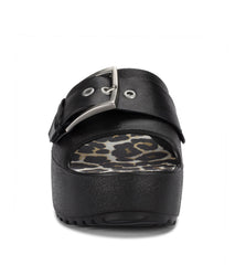 Pacey Platform Sandal Black/White - Women