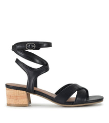Vivian Block Heel Sandal Black - Women