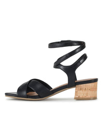 Vivian Block Heel Sandal Black - Women