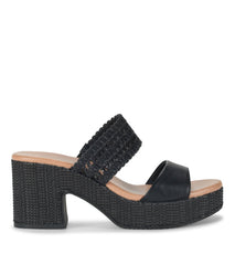 Myles Block Heel Sandal Black - Women