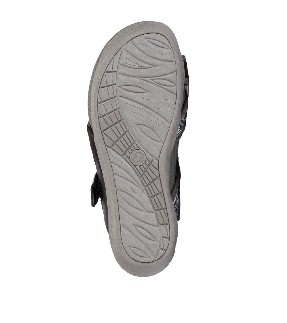 Deserae Slide Sandal Dark Grey - Women