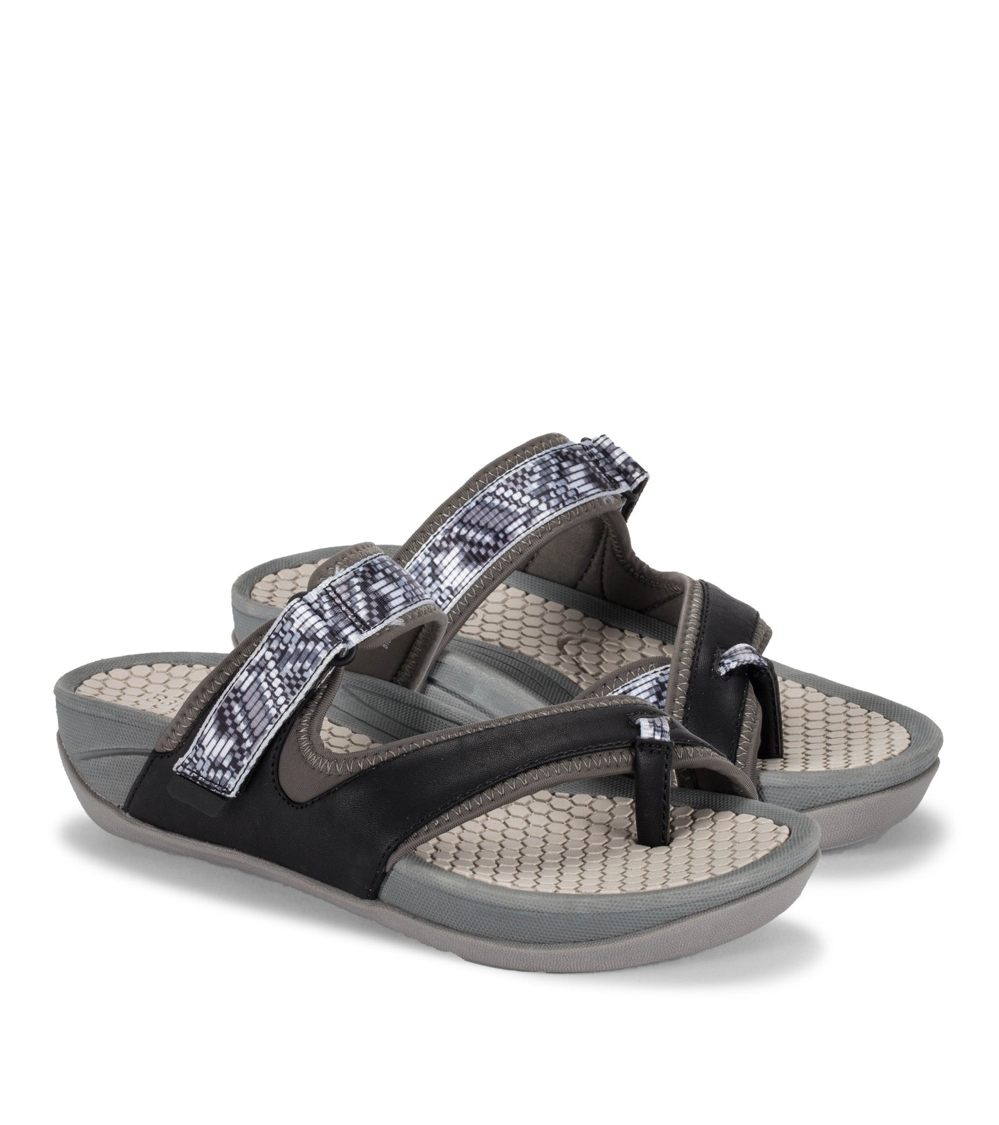 Deserae Slide Sandal Dark Grey - Women