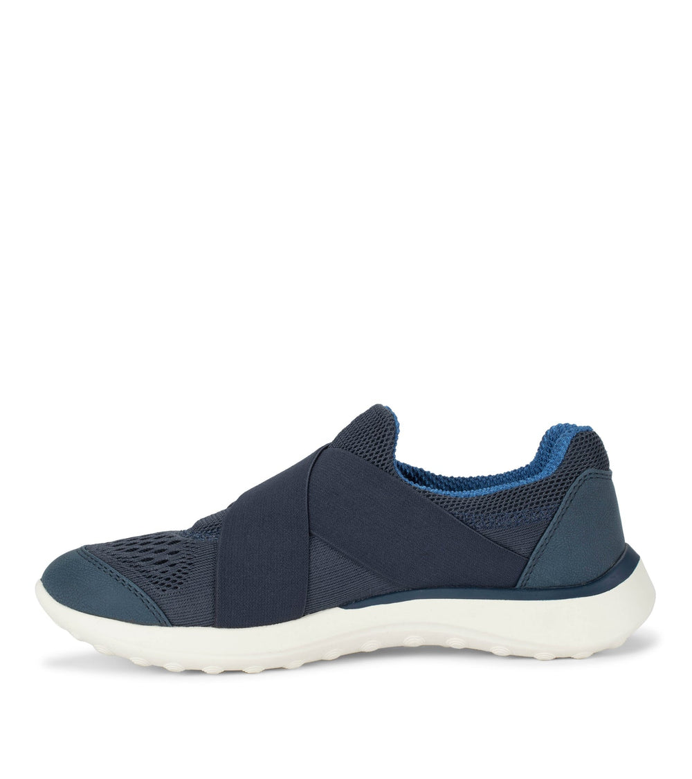 Gerri Casual Slip On Sneaker Navy Blue - Women