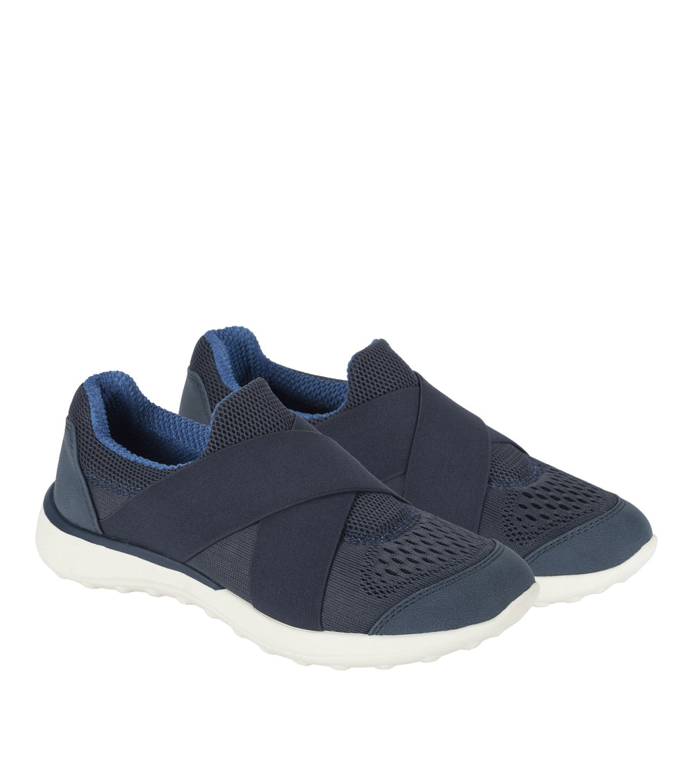 Gerri Casual Slip On Sneaker Navy Blue - Women