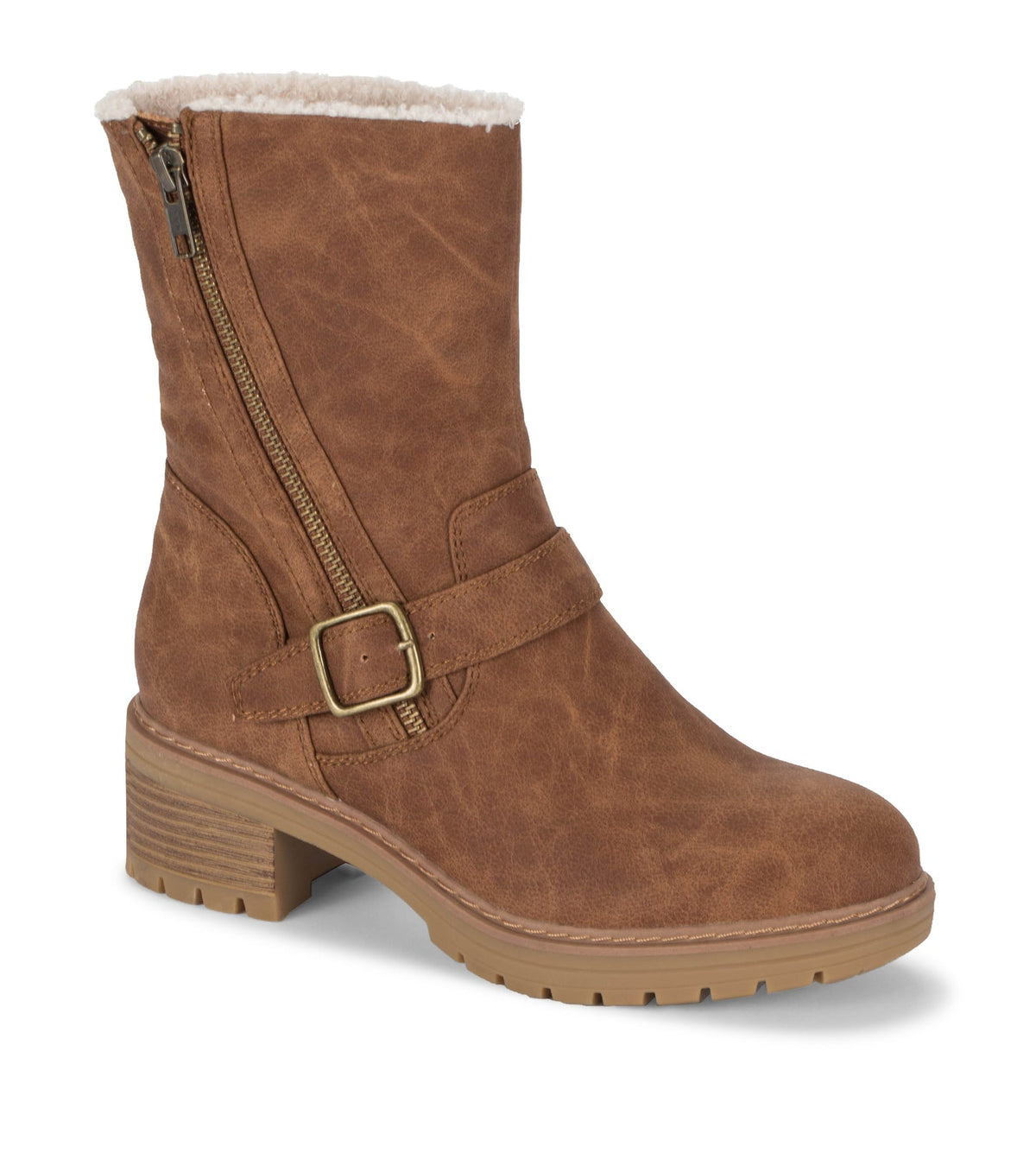 Alary Mid Calf Boot Brown - Women