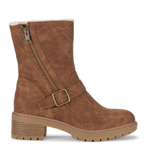 Alary Mid Calf Boot Brown - Women