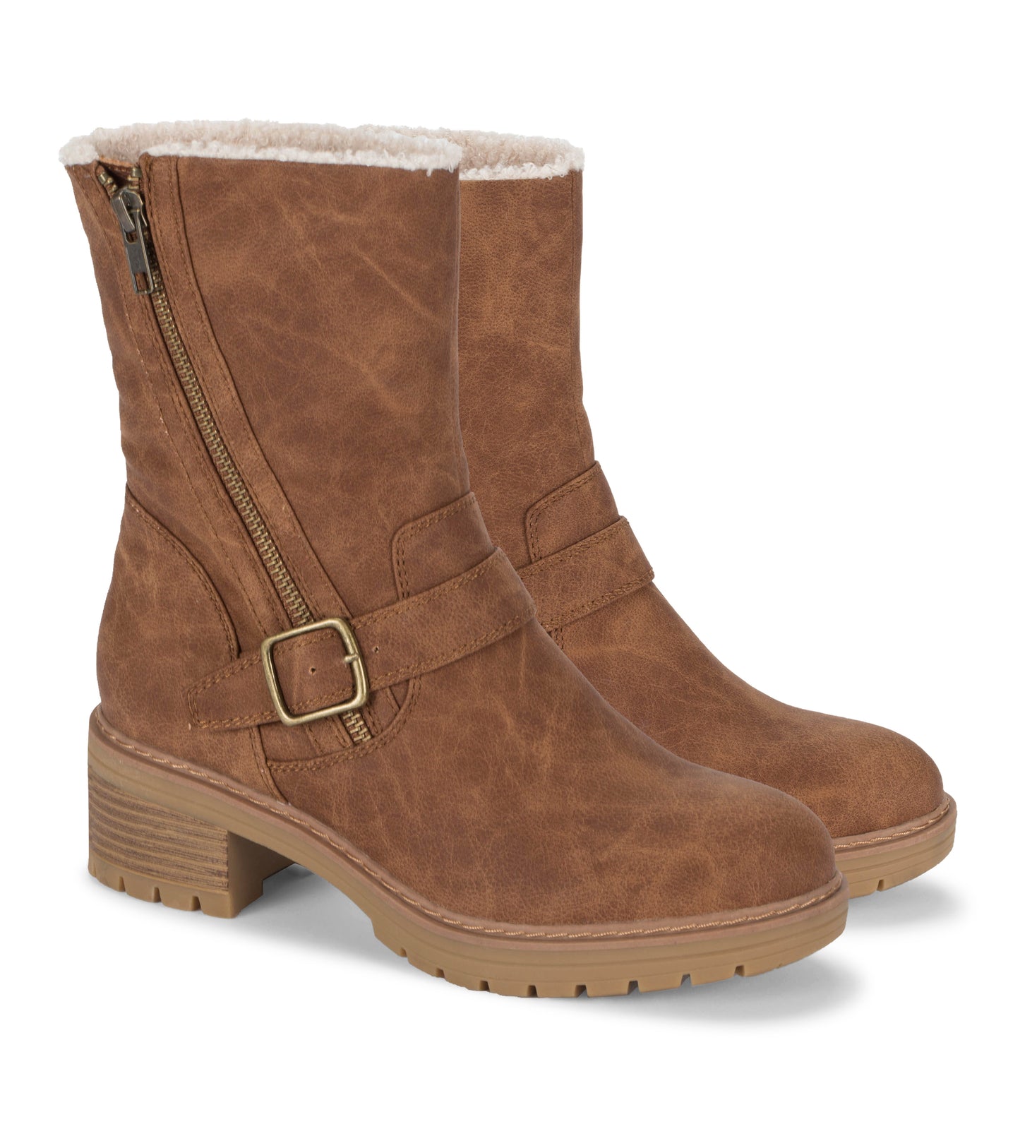 Alary Mid Calf Boot Brown - Women