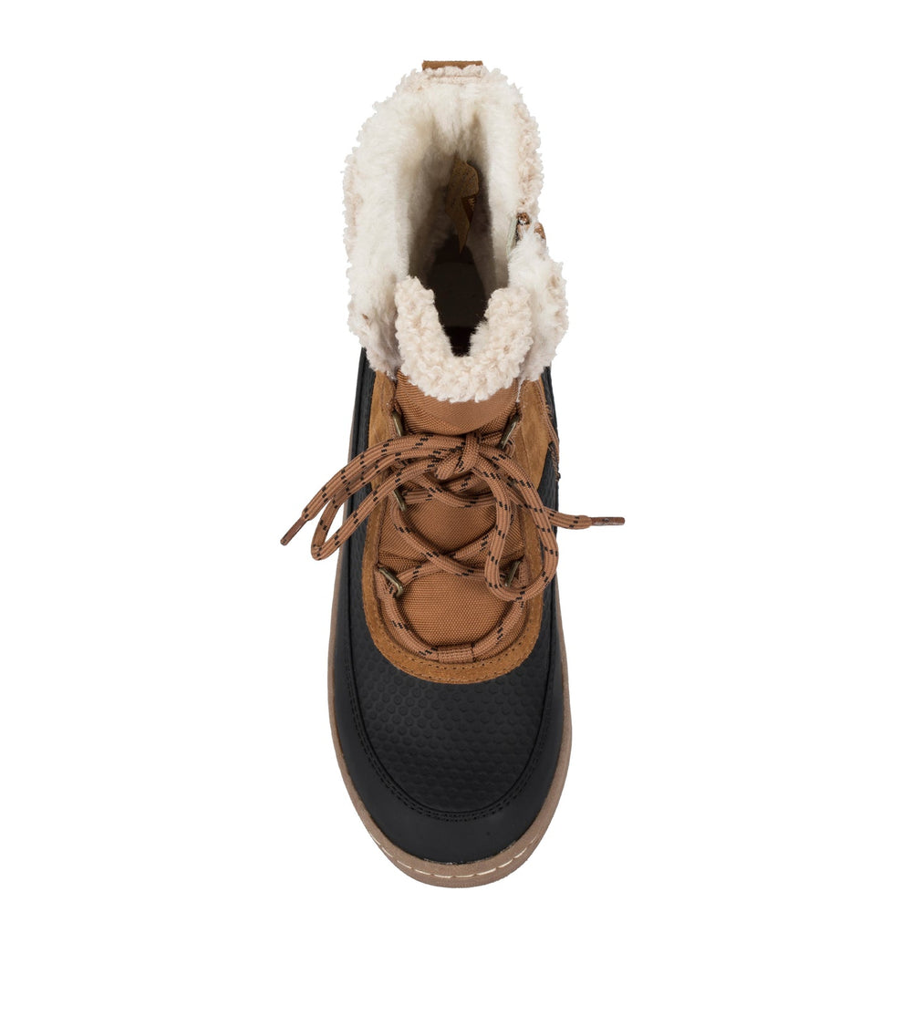 Alta Cold Weather Bootie Cognac/Black Suede - Women