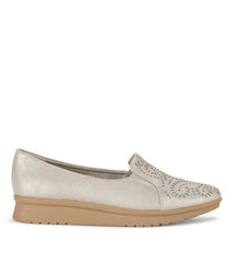 Amry Slip On Loafer Champagne - Women