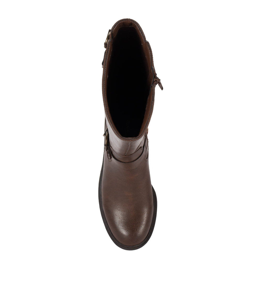 Aphrodite Tall Boot Dark Brown - Women