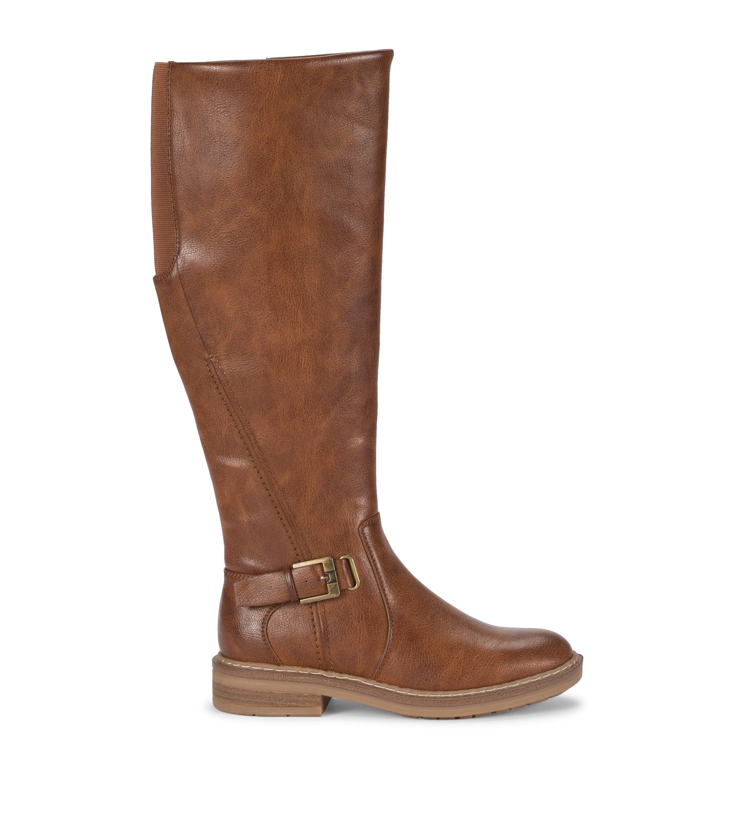 Autumn Wide Calf Riding Boot Cognac - Women