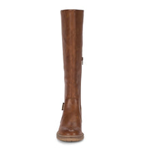 Autumn Wide Calf Riding Boot Cognac - Women